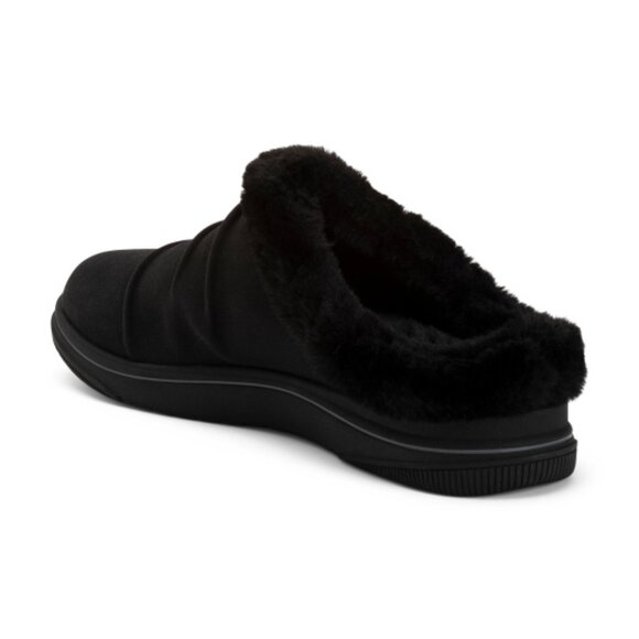 CLARKS Wide Breeze Willow Cozy Comfort Slide On Shoes - Picture 2 of 3